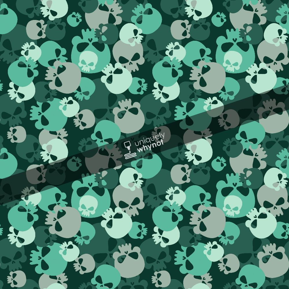 Pattern Craft Vinyl, HTV and Sublimation Paper - Skull Camouflage 07