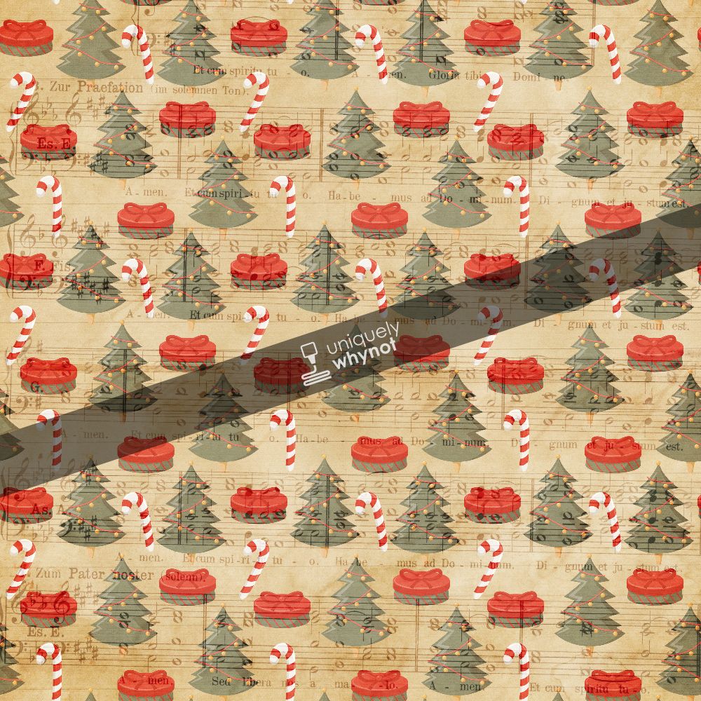 Pattern Craft Vinyl, HTV and Sublimation Paper - Vintage Christmas 14
