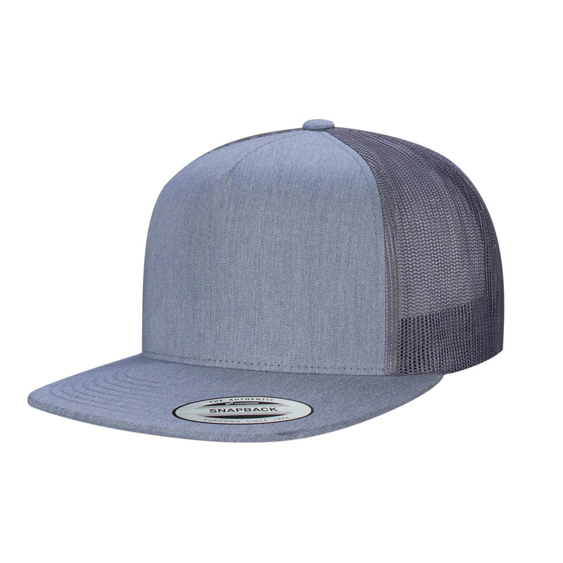 CSW 24/7 YP Classics 5 Panel Flat Peak Snap Back Trucker Cap - F06006