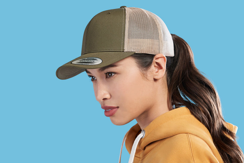 CSW 24/7  YP Classics Snap Back Trucker Cap -2 TONE - F6606T