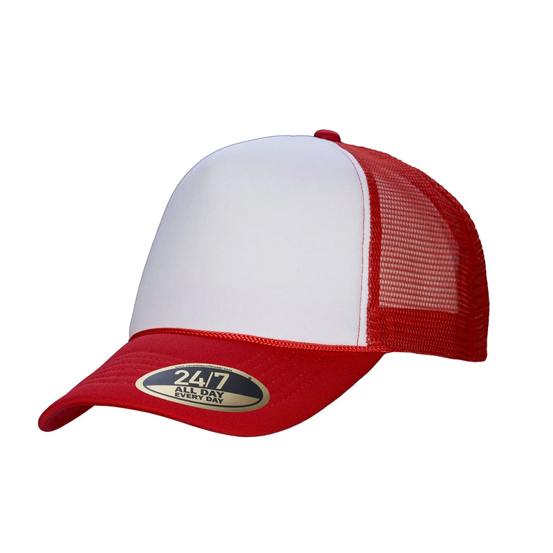 CSW 24/7 - Retro - 5-Panel Foam Snap Back Trucker Cap - H08210