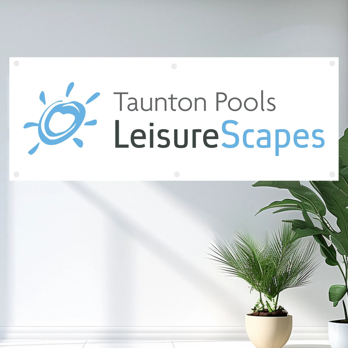 Hang Up Banner with Grommets