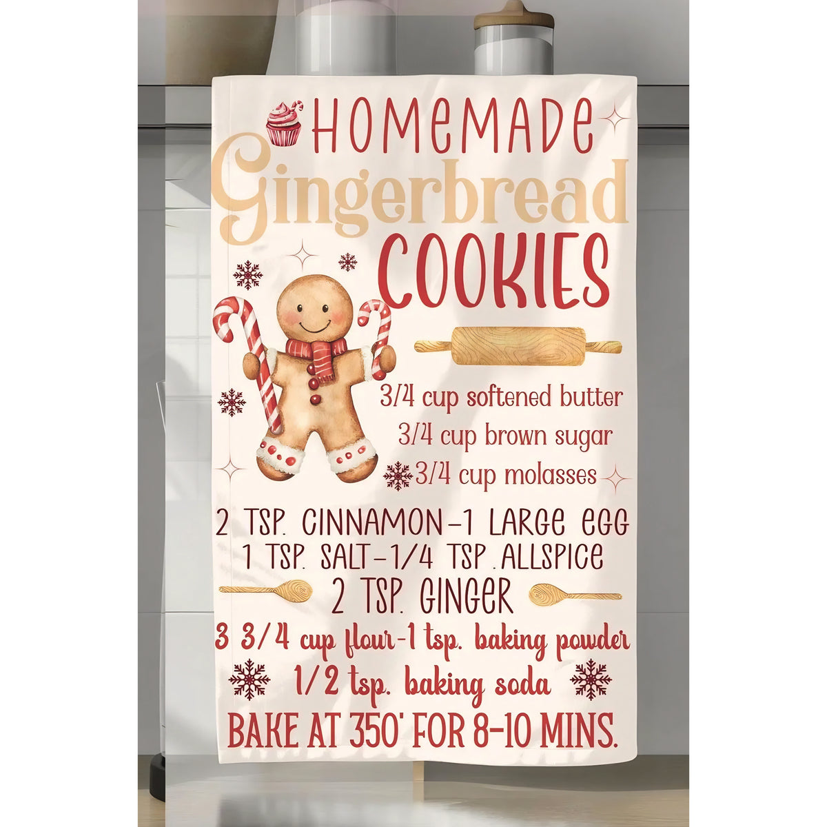 Holiday Recipe Tea Towel (1 CREDIT)