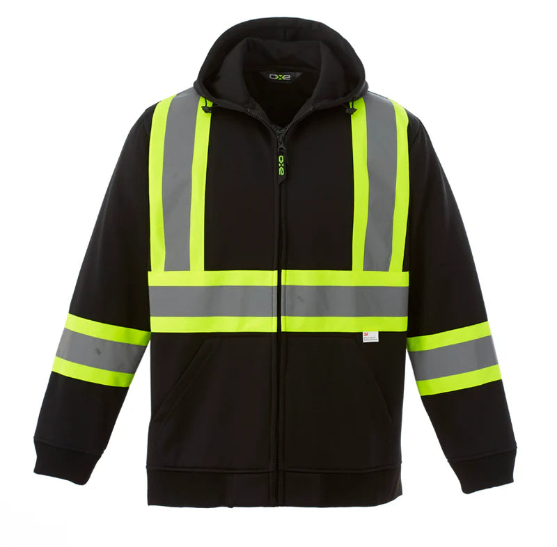 CSW CX2 - Freedom - Adult Hi-VIS Full Zip Hooded Sweatshirt