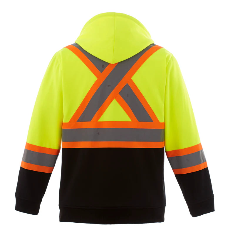 CSW CX2 - Freedom - Adult Hi-VIS Full Zip Hooded Sweatshirt
