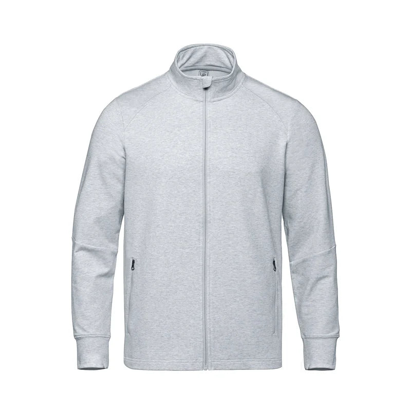 Heritage 54 Adventurer Adult French Terry Performance Full Zip 00850 in Athletic Grey