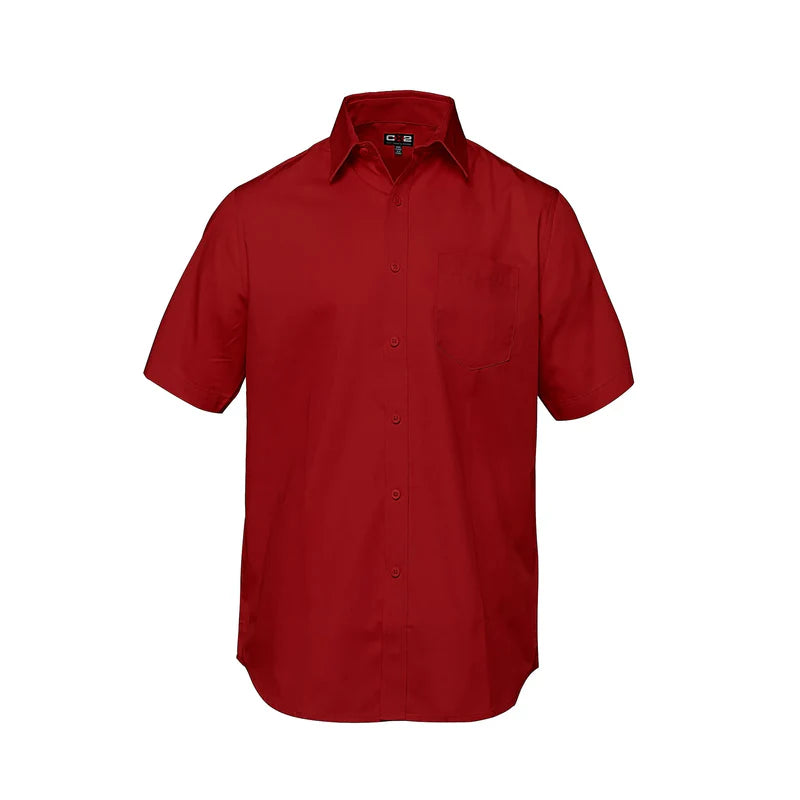 CX2  Ashton - Poly Cotton Twill Short Sleeve Shirt -4605