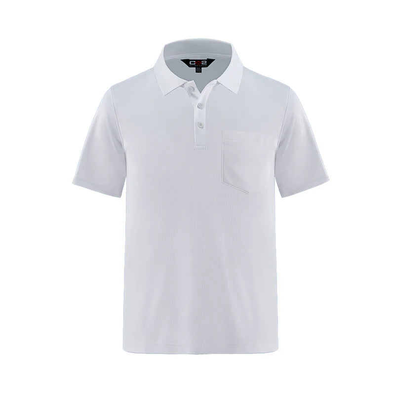 CX2  - Caddy - Men's Pique Mesh Polo with Pocket