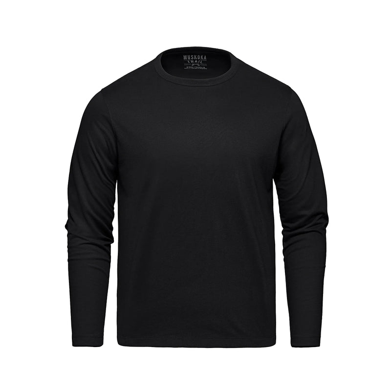 Muskoka Trail -Riverside - Adult Cotton-Poly Long Sleeve Crewneck Tee