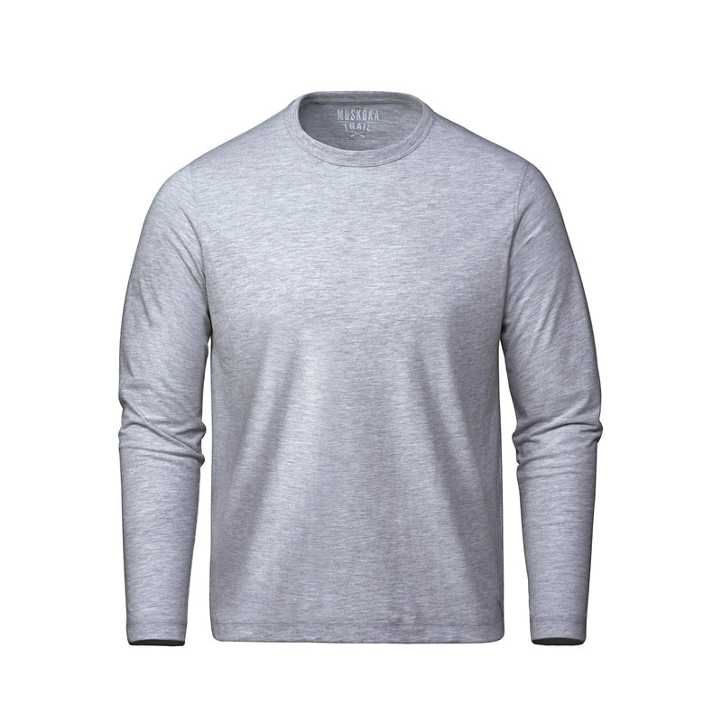 Muskoka Trail -Riverside - Adult Cotton-Poly Long Sleeve Crewneck Tee