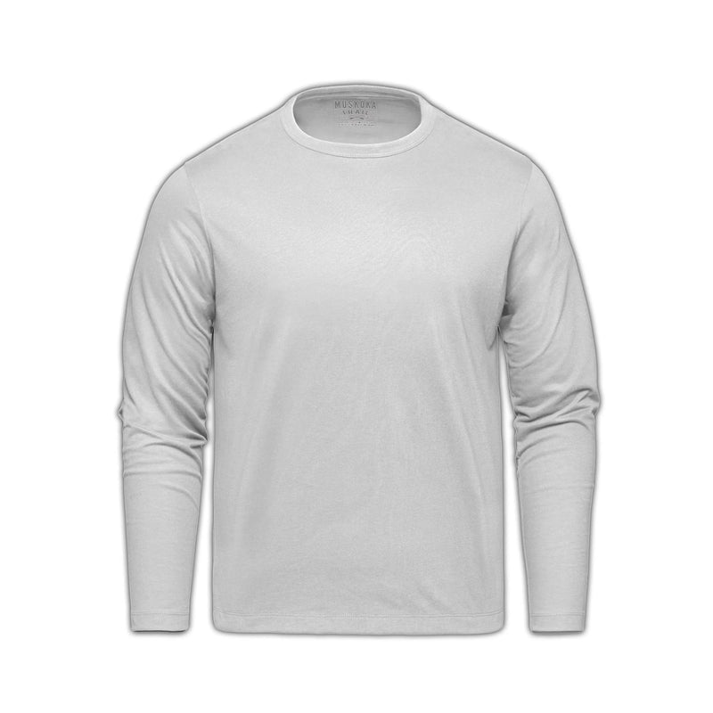 Muskoka Trail -Riverside - Adult Cotton-Poly Long Sleeve Crewneck Tee