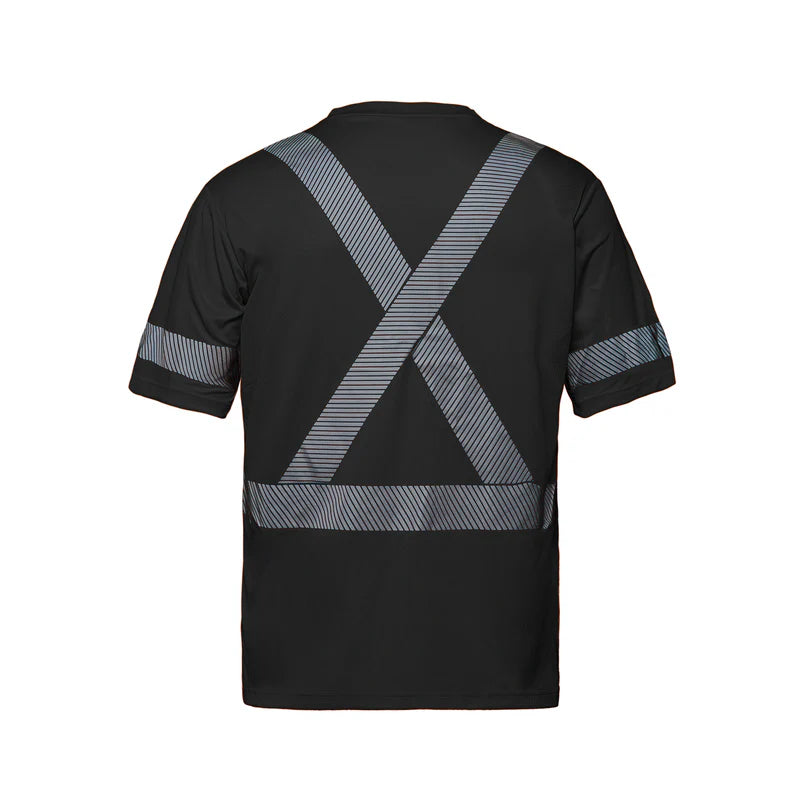 CSW CX2 - Lumen - Adult Hi-VIS Tee with Segmented Stripes