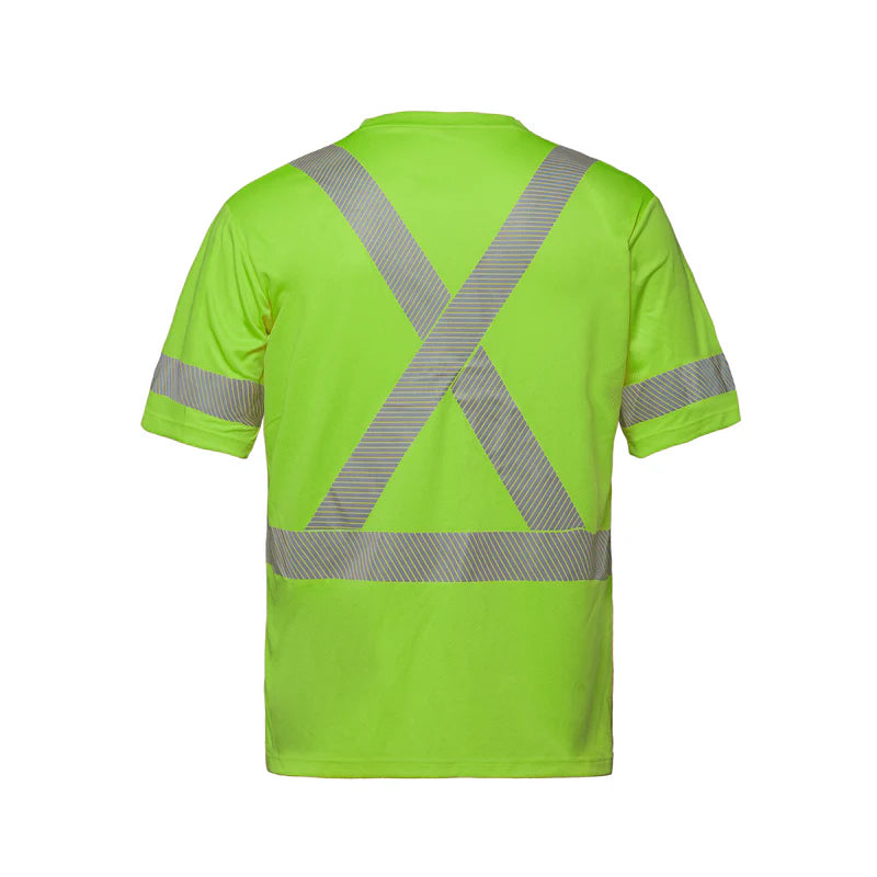 CSW CX2 - Lumen - Adult Hi-VIS Tee with Segmented Stripes