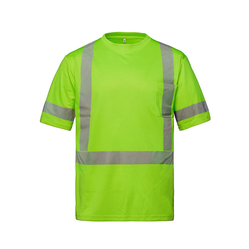 CSW CX2 - Lumen - Adult Hi-VIS Tee with Segmented Stripes