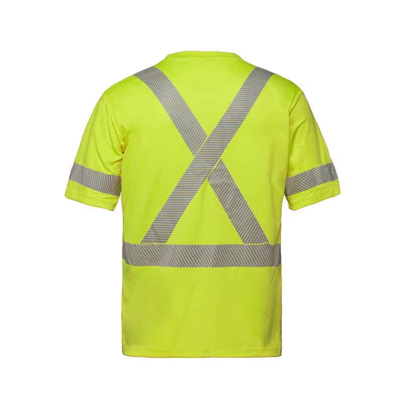 CSW CX2 - Lumen - Adult Hi-VIS Tee with Segmented Stripes