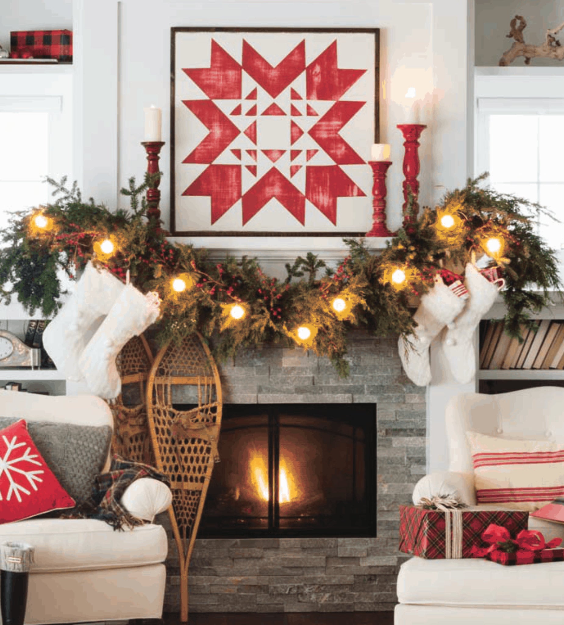 Barn Quilt - Holiday edition (2 CREDIT)