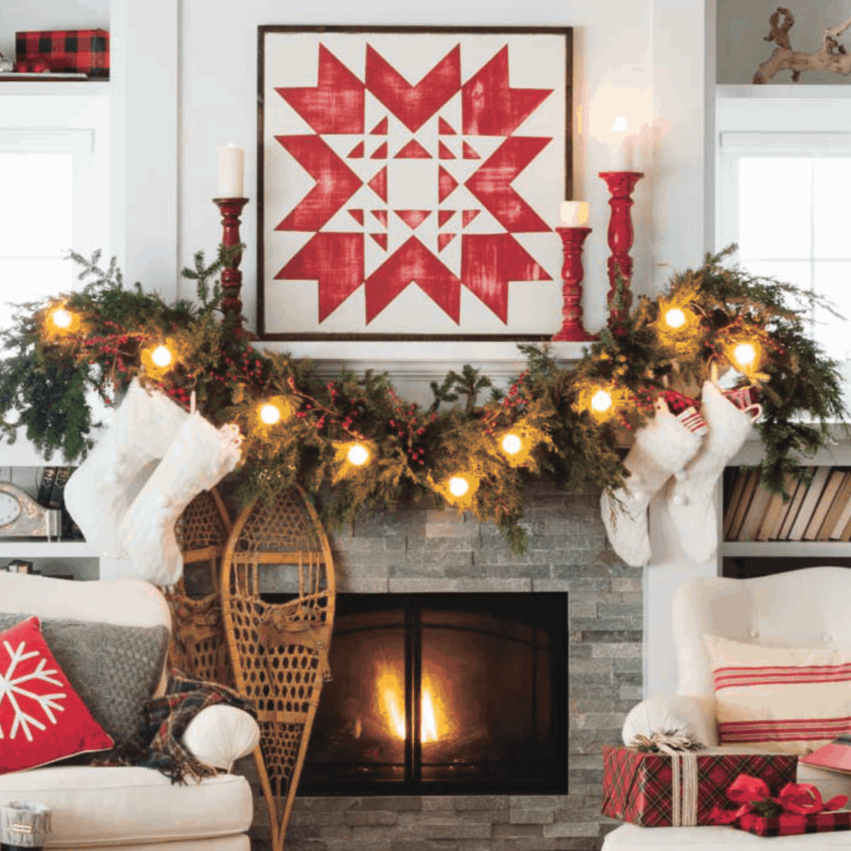 Barn Quilt - Holiday Edition -2 CREDITS (Nov 29)