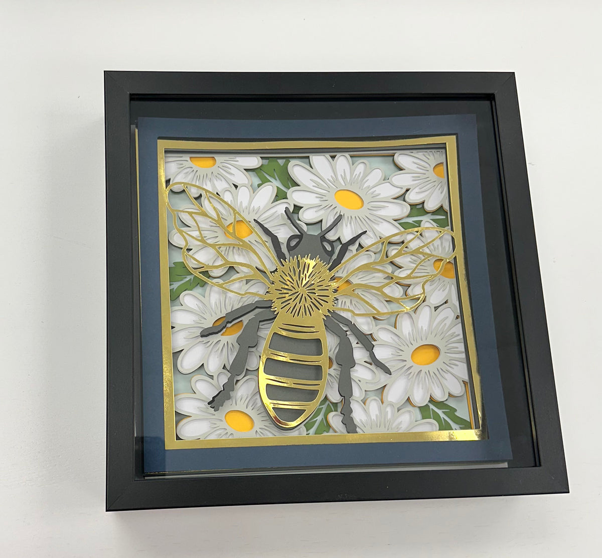 Spring Shadow Box Workshop- Bee and Daisies