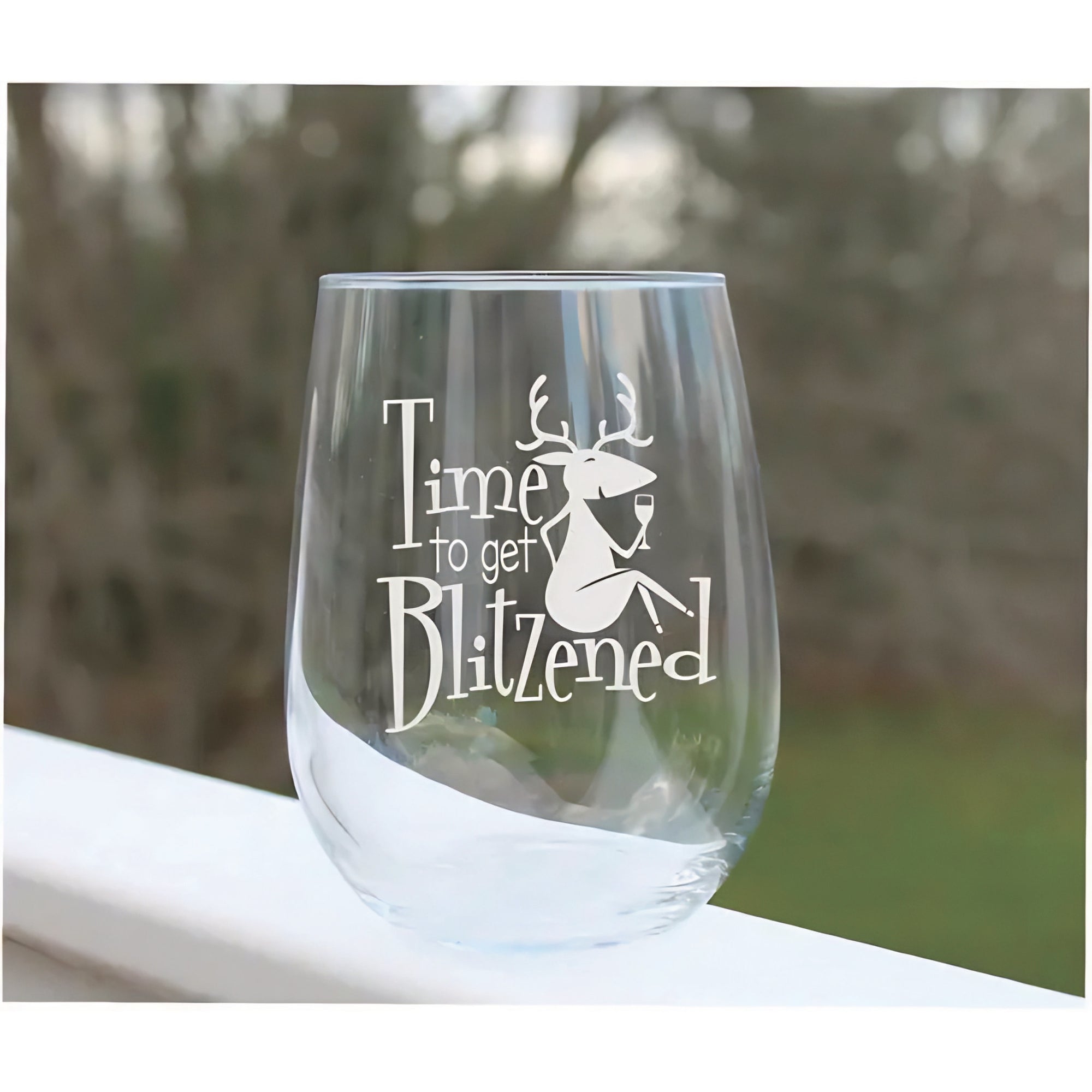 Etched Wine Tumblers - Holiday edition (2 CREDIT) (Copy)