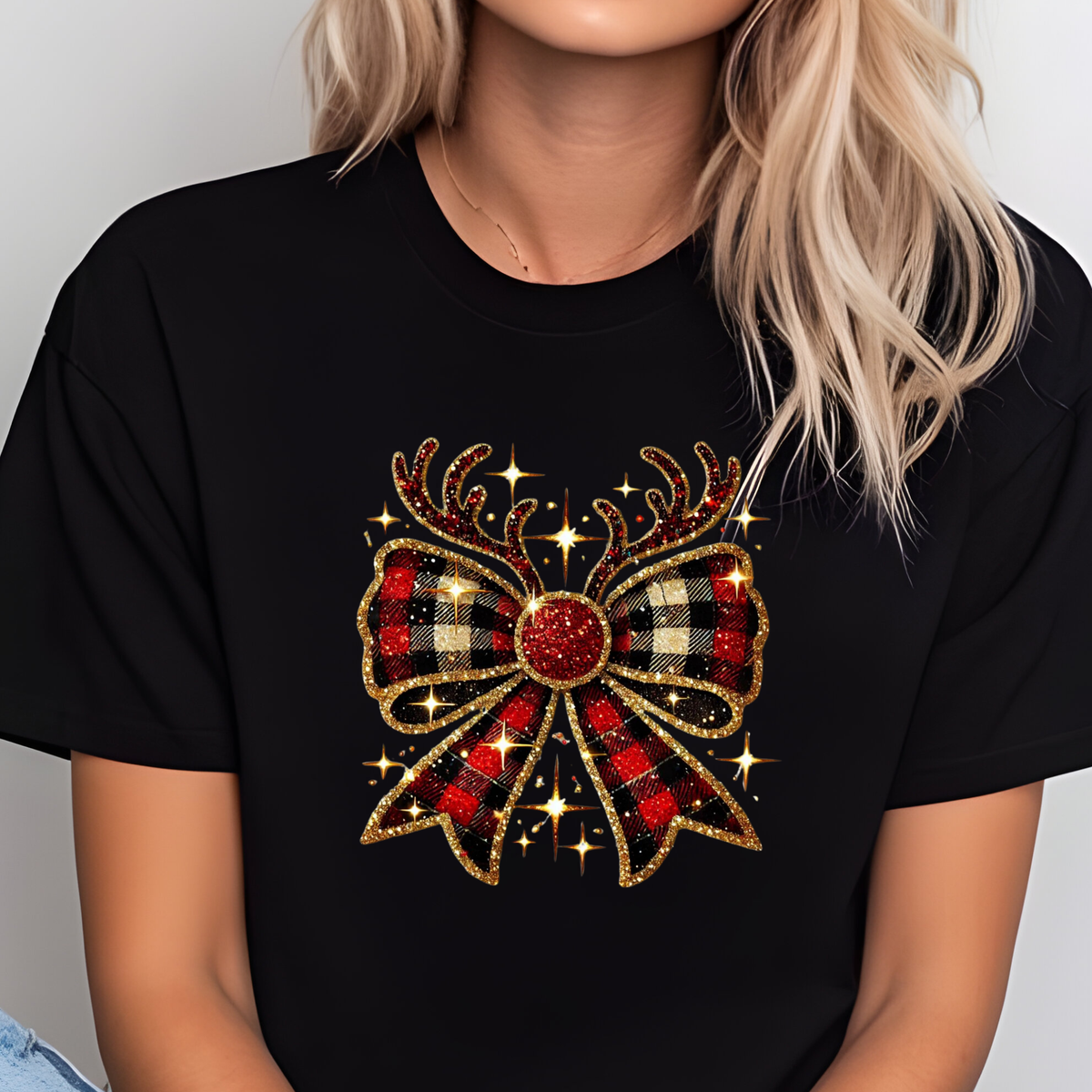 HTV Ready to Press Transfer - Reindeer Bow
