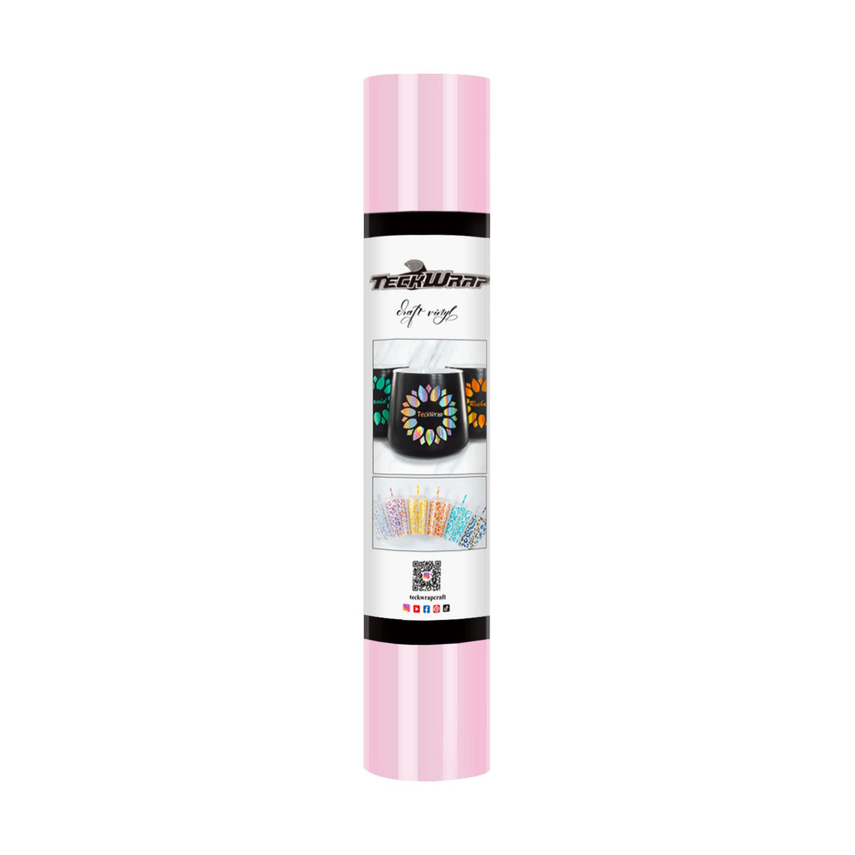Glossy Permanent Adhesive Vinyl - TeckWrap (12&quot; and 3&#39; Rolls)
