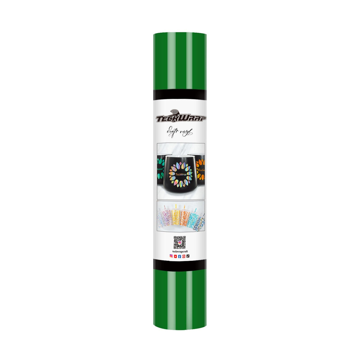 Glossy Permanent Adhesive Vinyl - TeckWrap (12&quot; and 3&#39; Rolls)