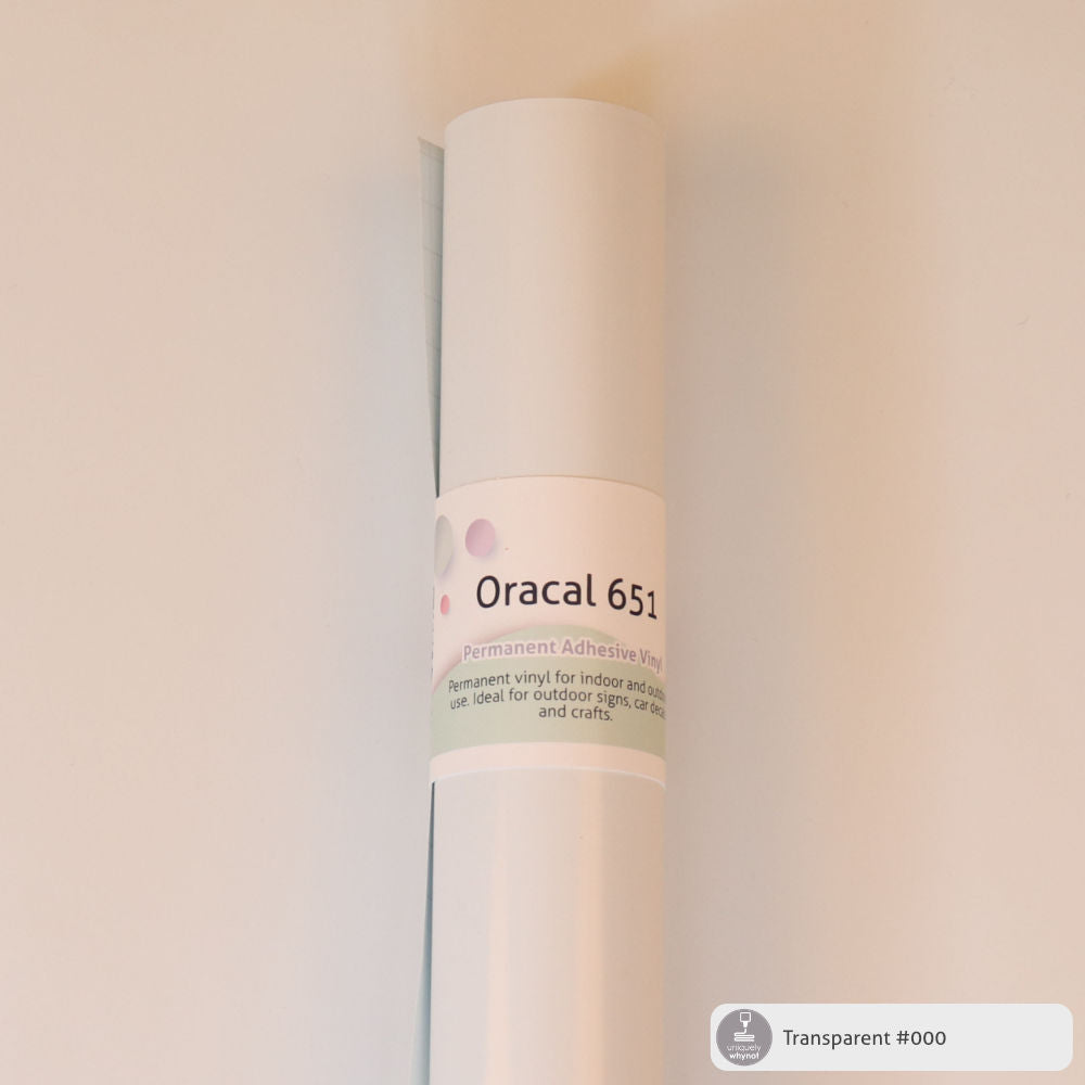 Permanent Craft Vinyl - ORACAL® 651 (12&quot; and 3&#39; Rolls)