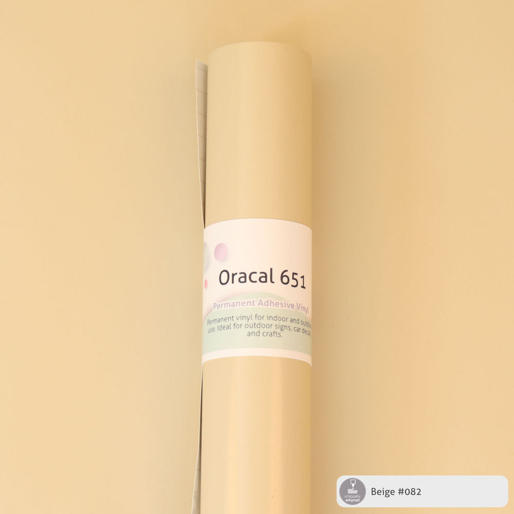 Permanent Craft Vinyl - ORACAL® 651 (12&quot; and 3&#39; Rolls)