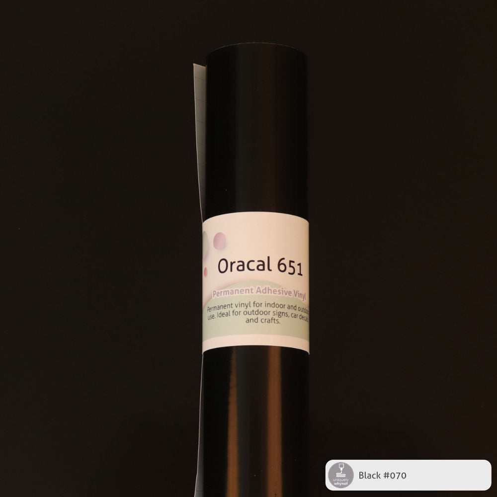Permanent Craft Vinyl - ORACAL® 651 (12&quot; and 3&#39; Rolls)