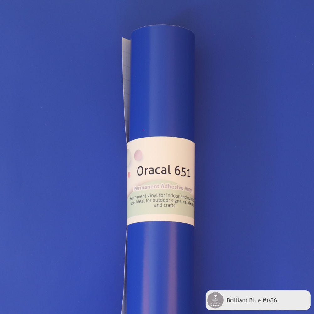 Permanent Craft Vinyl - ORACAL® 651 (12&quot; and 3&#39; Rolls)