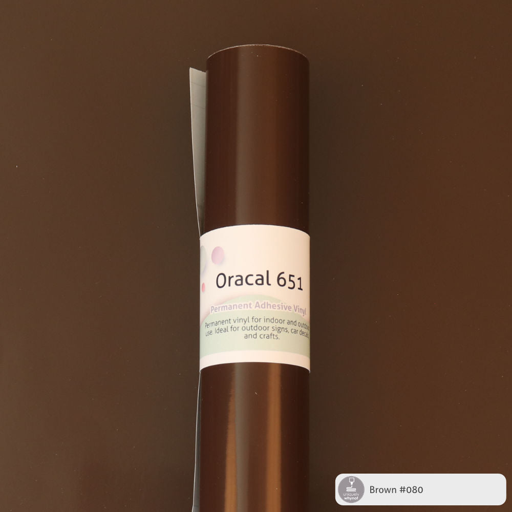 Permanent Craft Vinyl - ORACAL® 651 (12&quot; and 3&#39; Rolls)