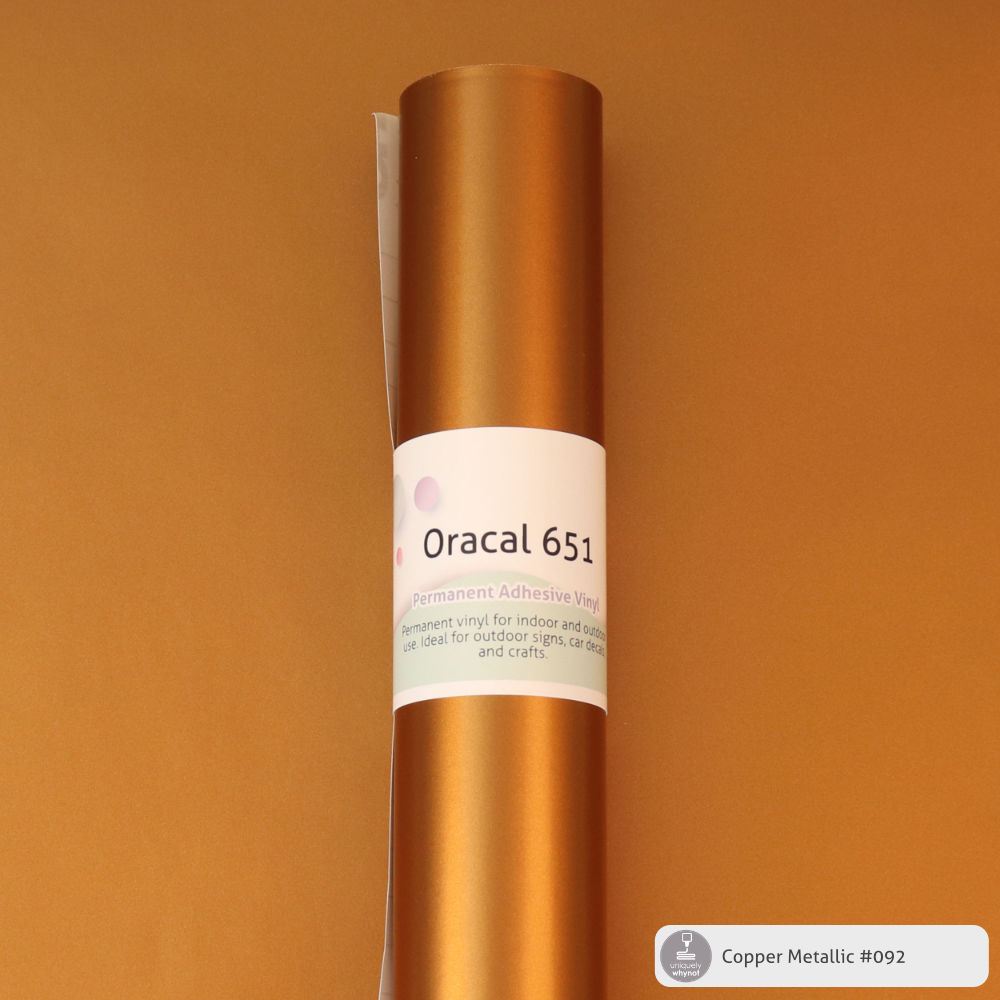 Permanent Craft Vinyl - ORACAL® 651 (12&quot; and 3&#39; Rolls)
