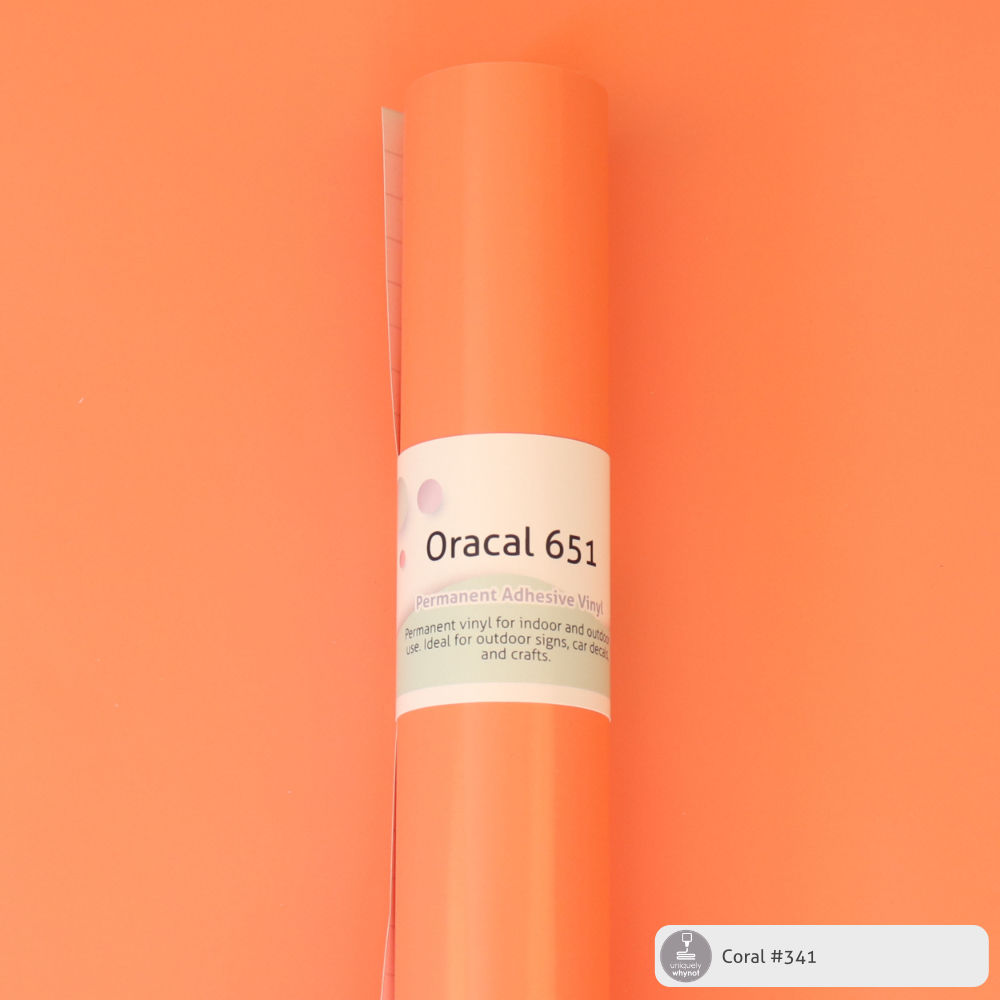 Permanent Craft Vinyl - ORACAL® 651 (12&quot; and 3&#39; Rolls)