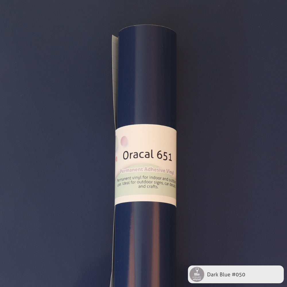 Permanent Craft Vinyl - ORACAL® 651 (12&quot; and 3&#39; Rolls)