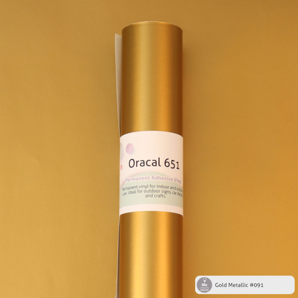 Permanent Craft Vinyl - ORACAL® 651 (12&quot; and 3&#39; Rolls)