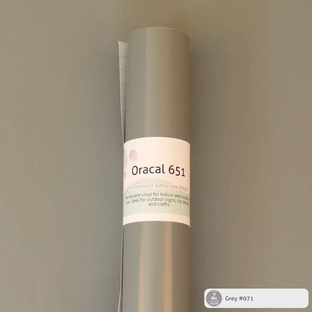 Permanent Craft Vinyl - ORACAL® 651 (12&quot; and 3&#39; Rolls)