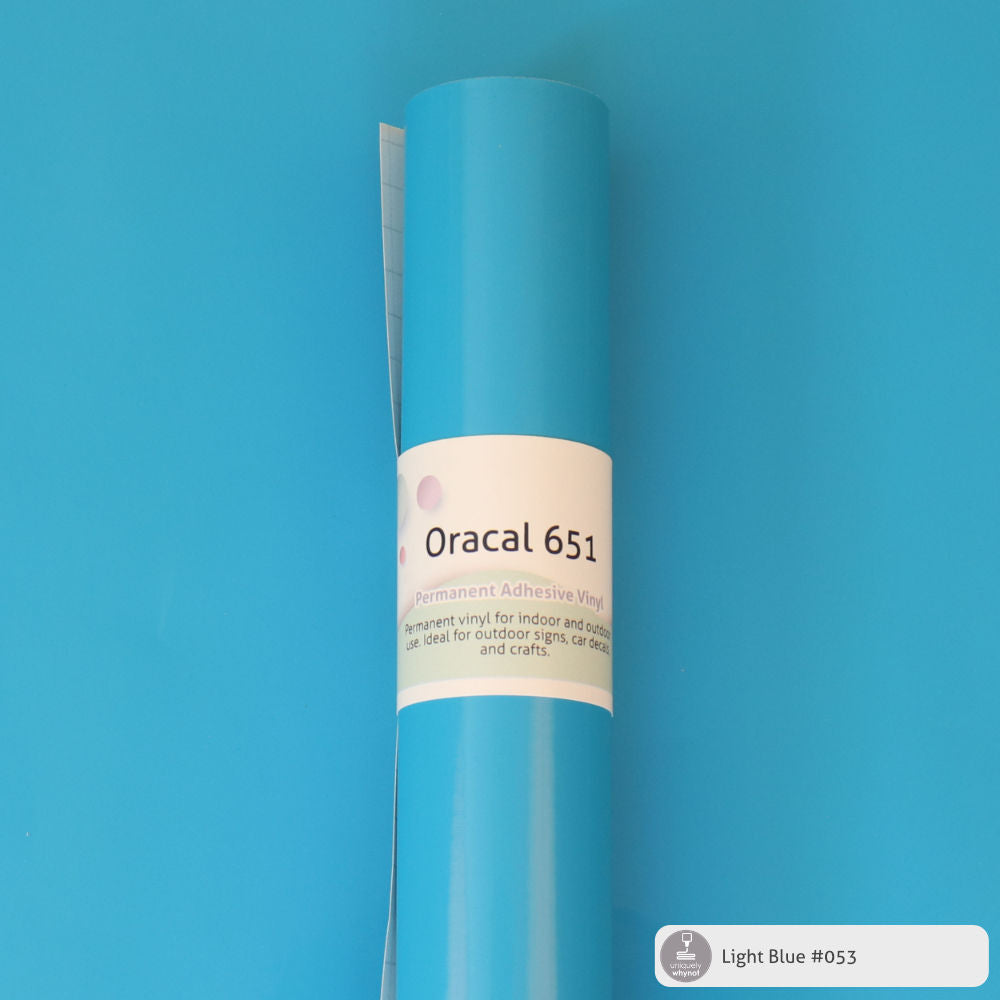 Permanent Craft Vinyl - ORACAL® 651 (12&quot; and 3&#39; Rolls)
