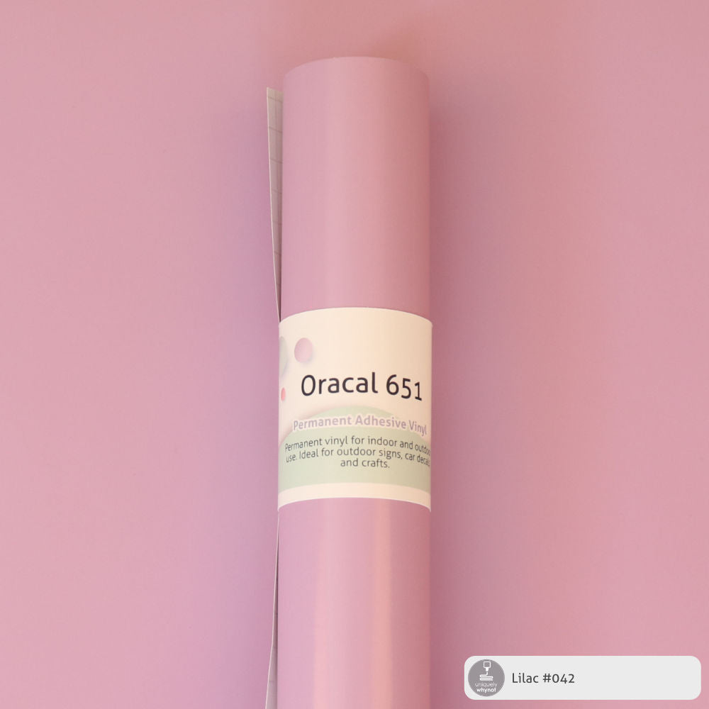 Permanent Craft Vinyl - ORACAL® 651 (12&quot; and 3&#39; Rolls)