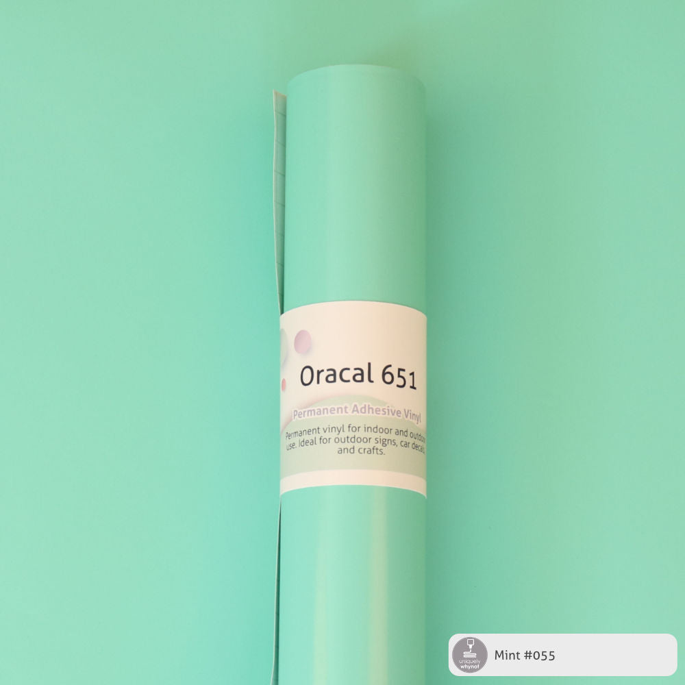 Permanent Craft Vinyl - ORACAL® 651 (12&quot; and 3&#39; Rolls)