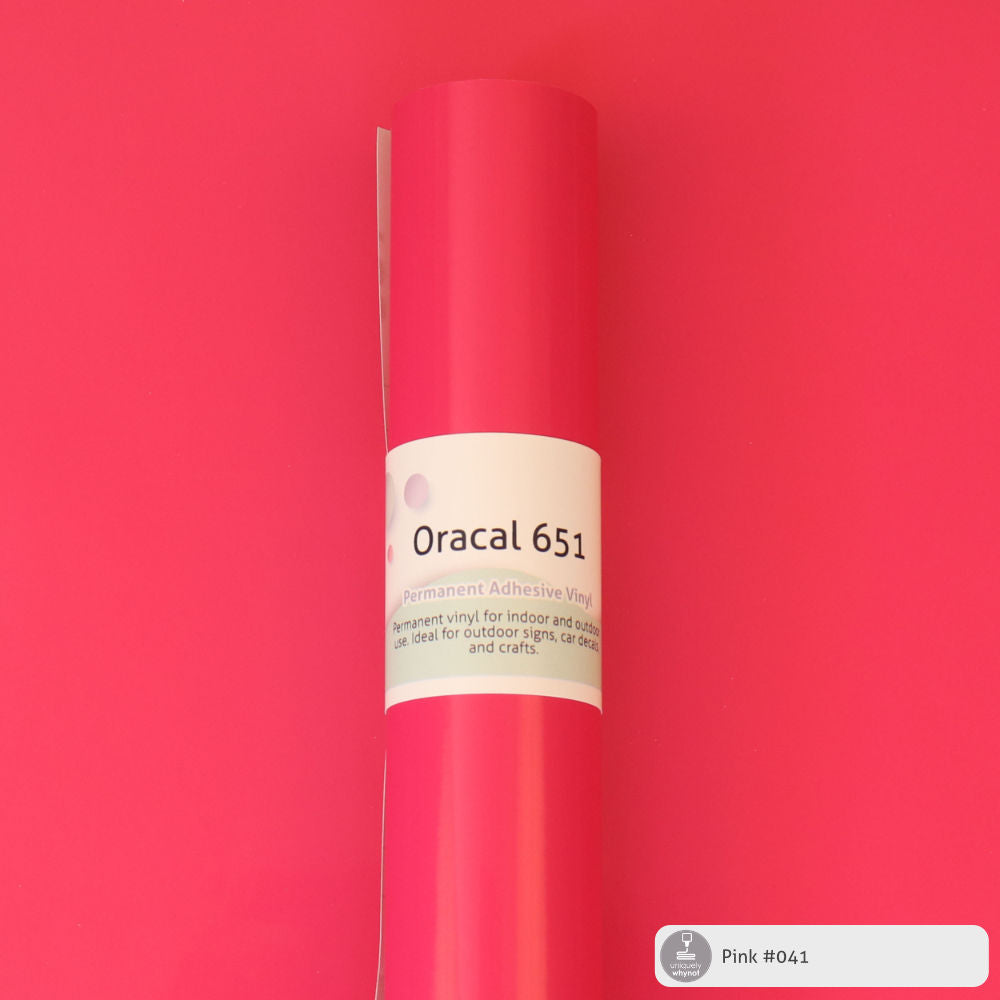 Permanent Craft Vinyl - ORACAL® 651 (12&quot; and 3&#39; Rolls)