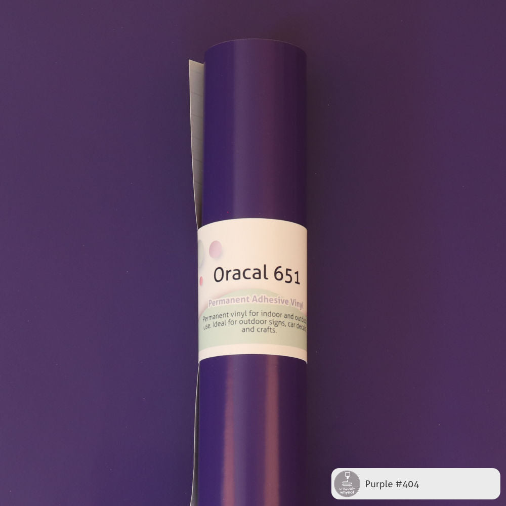 Permanent Craft Vinyl - ORACAL® 651 (12&quot; and 3&#39; Rolls)