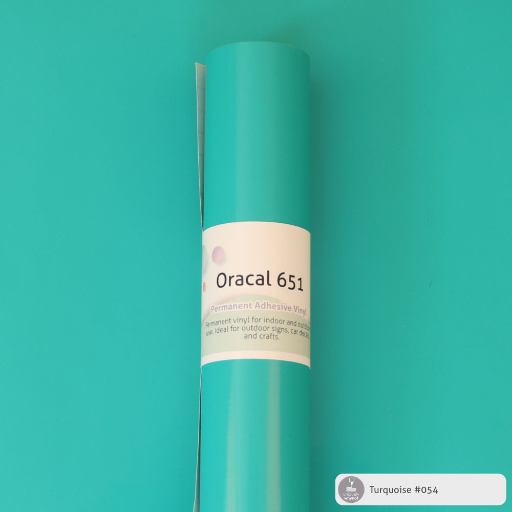 Permanent Craft Vinyl - ORACAL® 651 (12&quot; and 3&#39; Rolls)