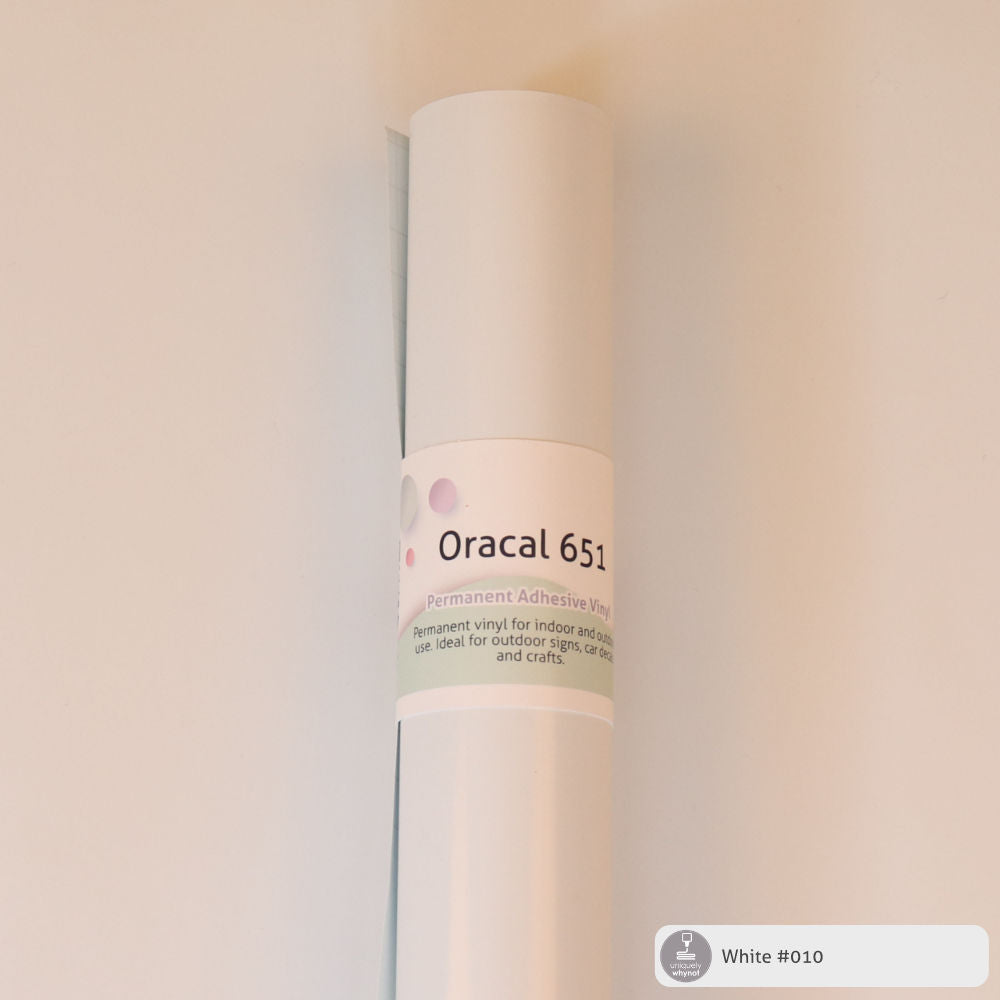 Permanent Craft Vinyl - ORACAL® 651 (12&quot; and 3&#39; Rolls)