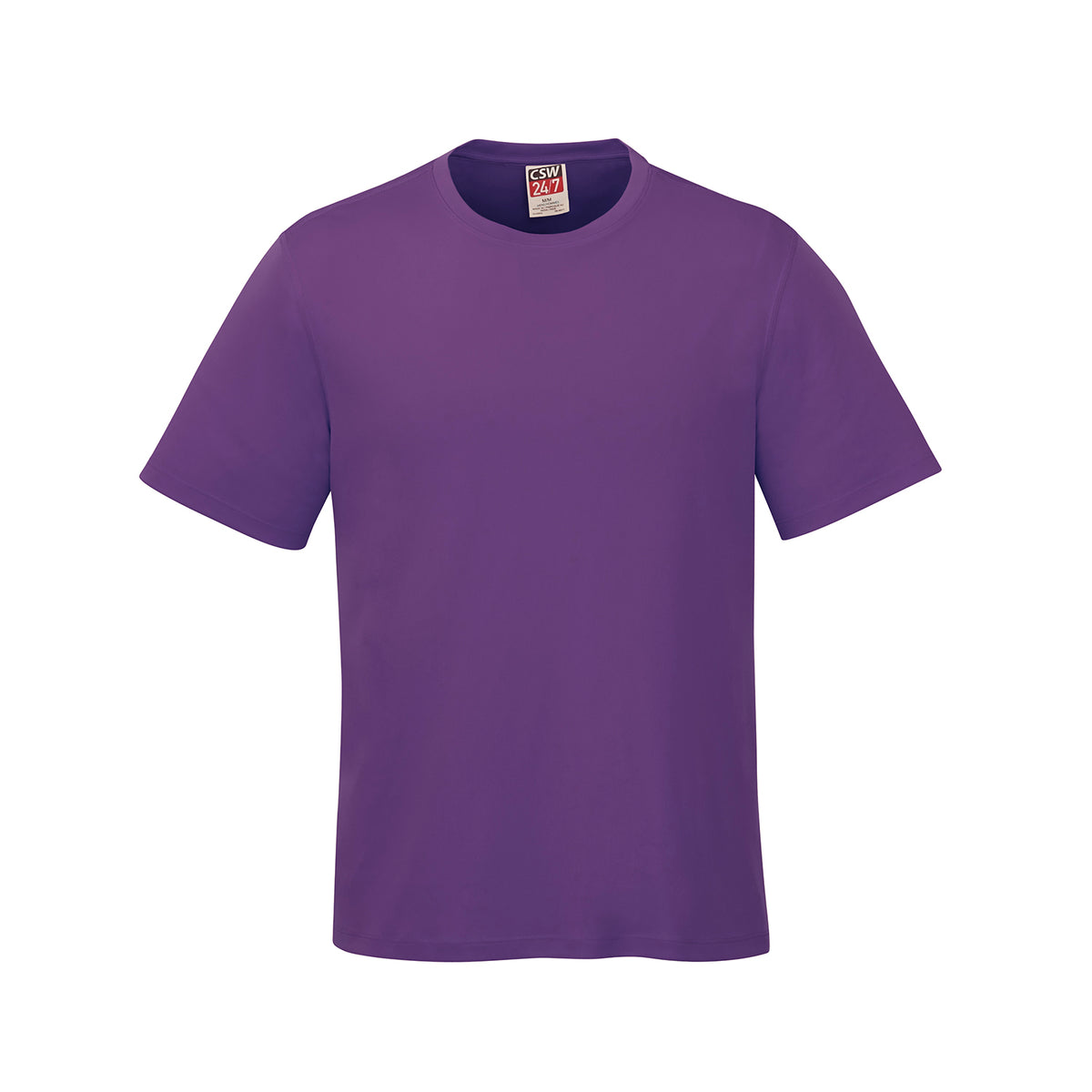 Purple crew neck t shirt deals