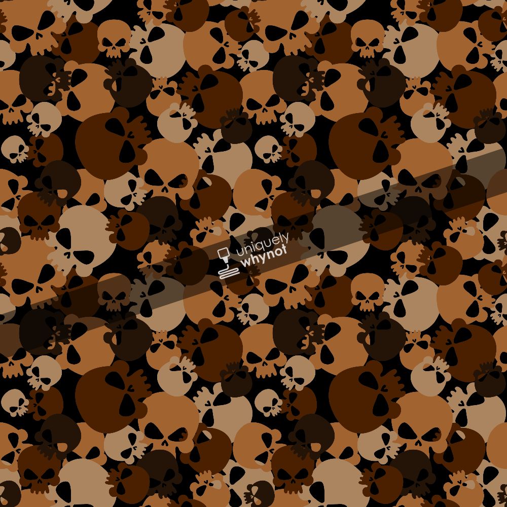 Pattern Craft Vinyl, HTV and Sublimation Paper - Skull Camouflage 02