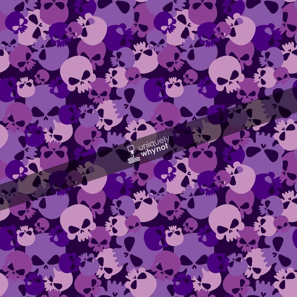 Pattern Craft Vinyl, HTV and Sublimation Paper - Skull Camouflage 09