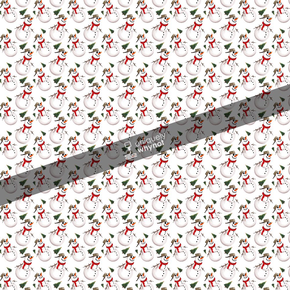 Pattern Craft Vinyl, HTV and Sublimation Paper - Snowman 01