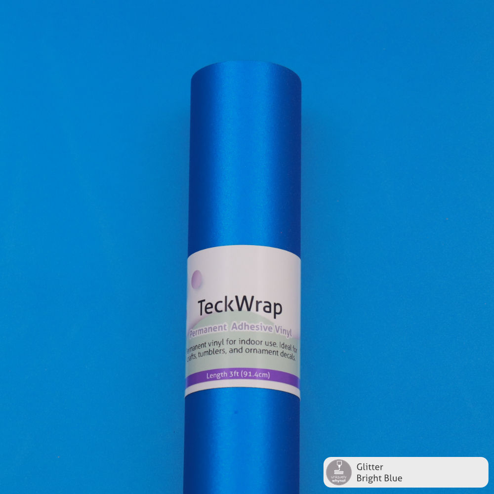 Glitter Permanent Adhesive Vinyl - TeckWrap