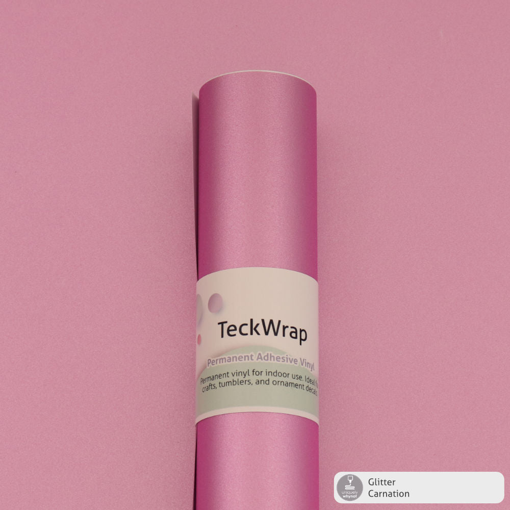 Glitter Permanent Adhesive Vinyl - TeckWrap
