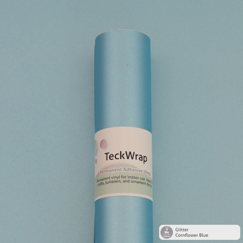 Glitter Permanent Adhesive Vinyl - TeckWrap